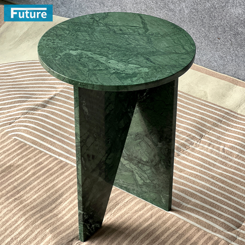 Verde Green Marble Side Table