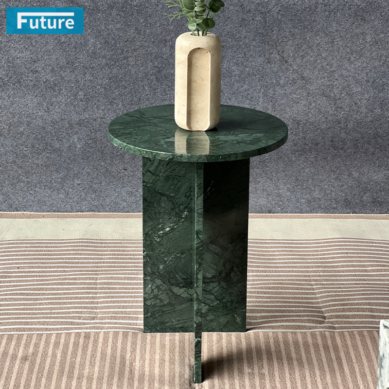 Verde Green Marble Side Table