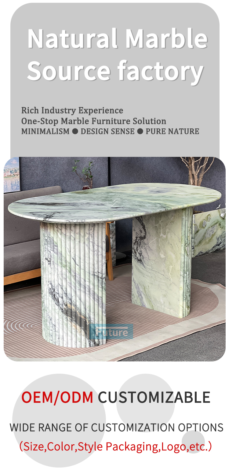 Light Green Marble Dining Table Light Green Marble Dining Table