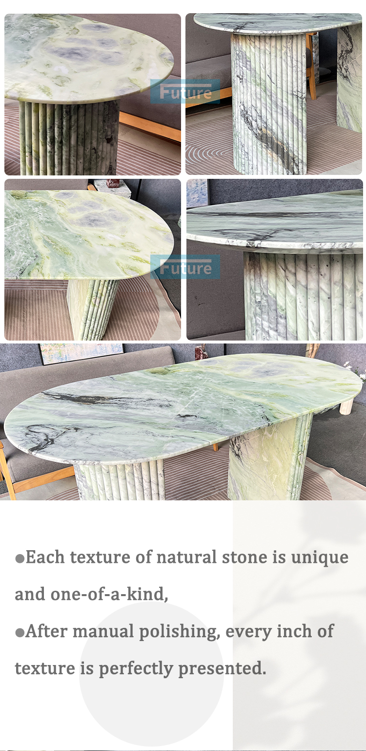 Light Green Marble Dining Table Light Green Marble Dining Table