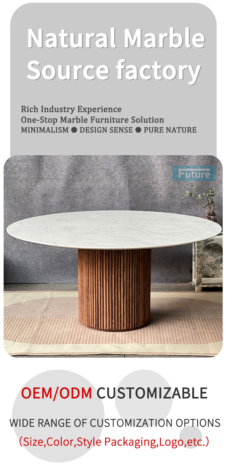 Carara White Marble Dining Table Carara White Marble Dining Table