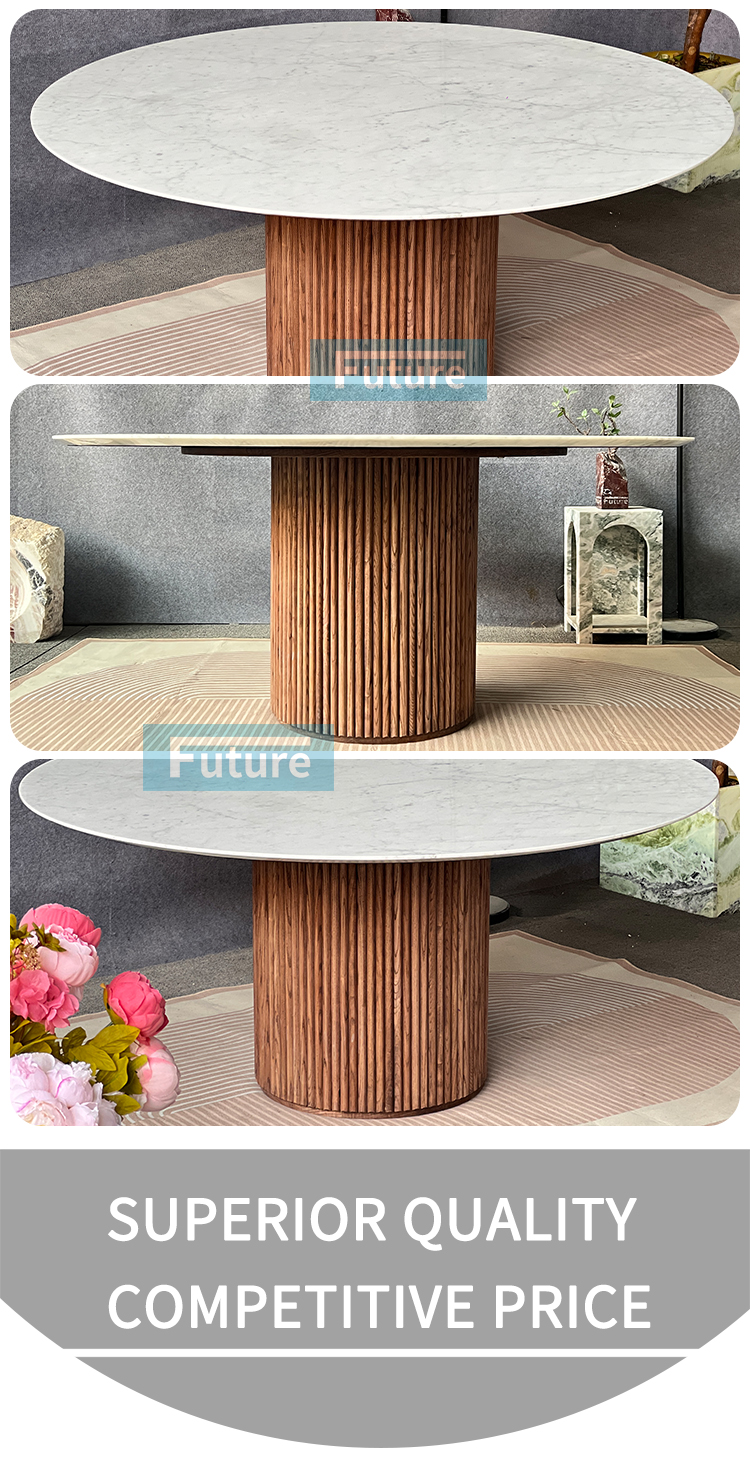 Carara White Marble Dining Table Carara White Marble Dining Table