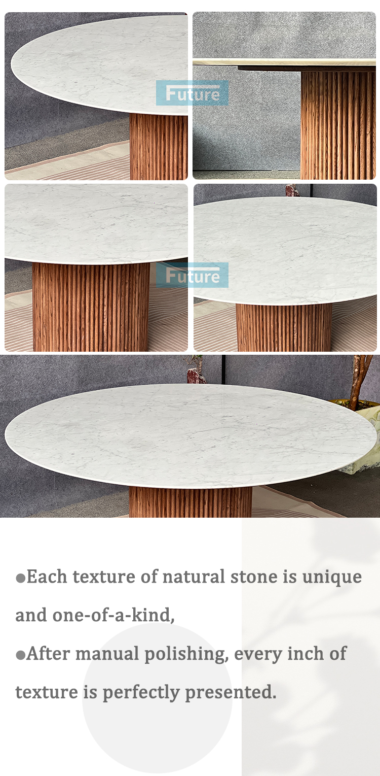 Carara White Marble Dining Table Carara White Marble Dining Table