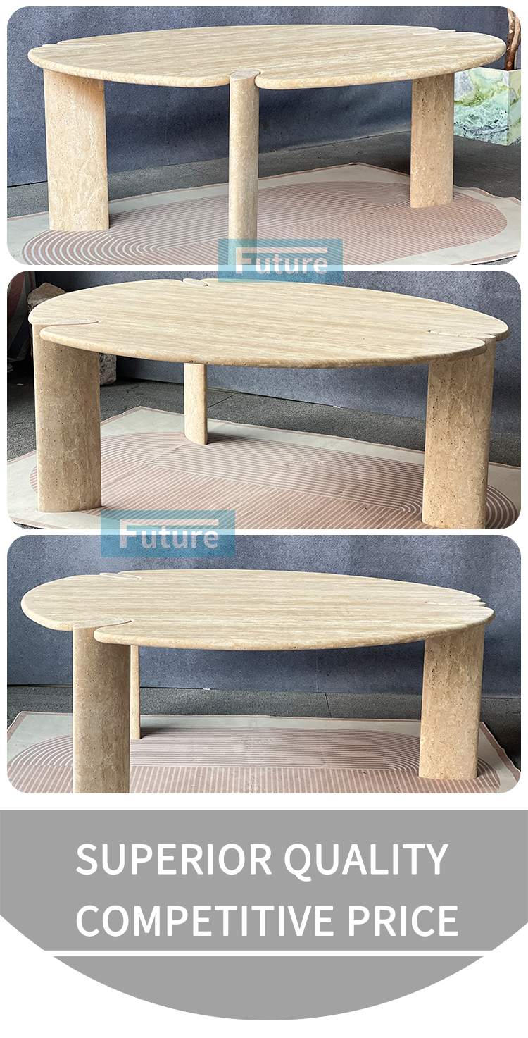 Beige Travertine Dining Table Beige Travertine Dining Table