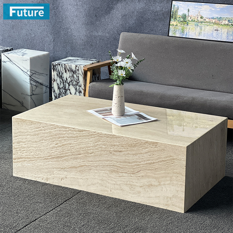 Luxury Wabi-sabi Style Cube Low Super White Trav