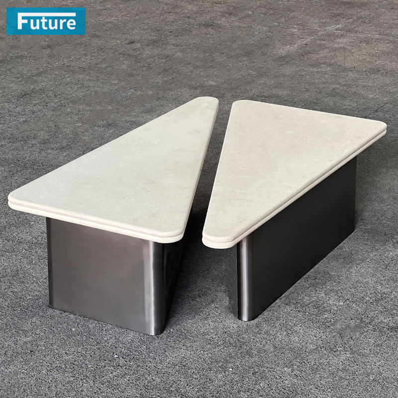 Carara White Marble Coffee Table