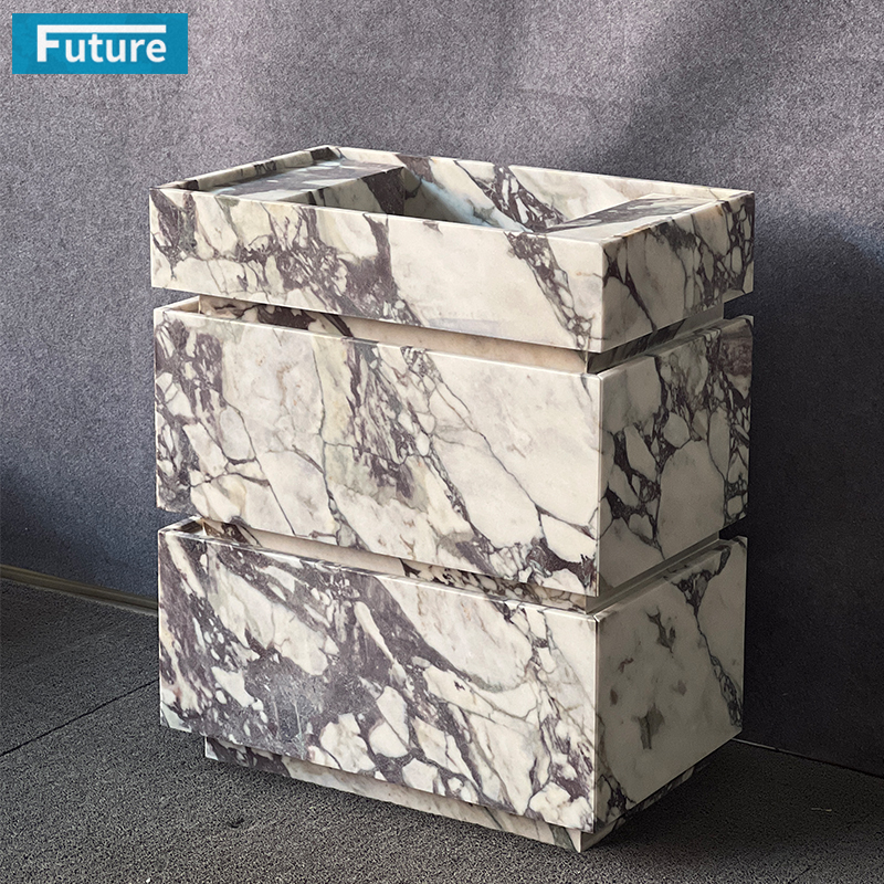 Calacatta Viola Marble Vanity