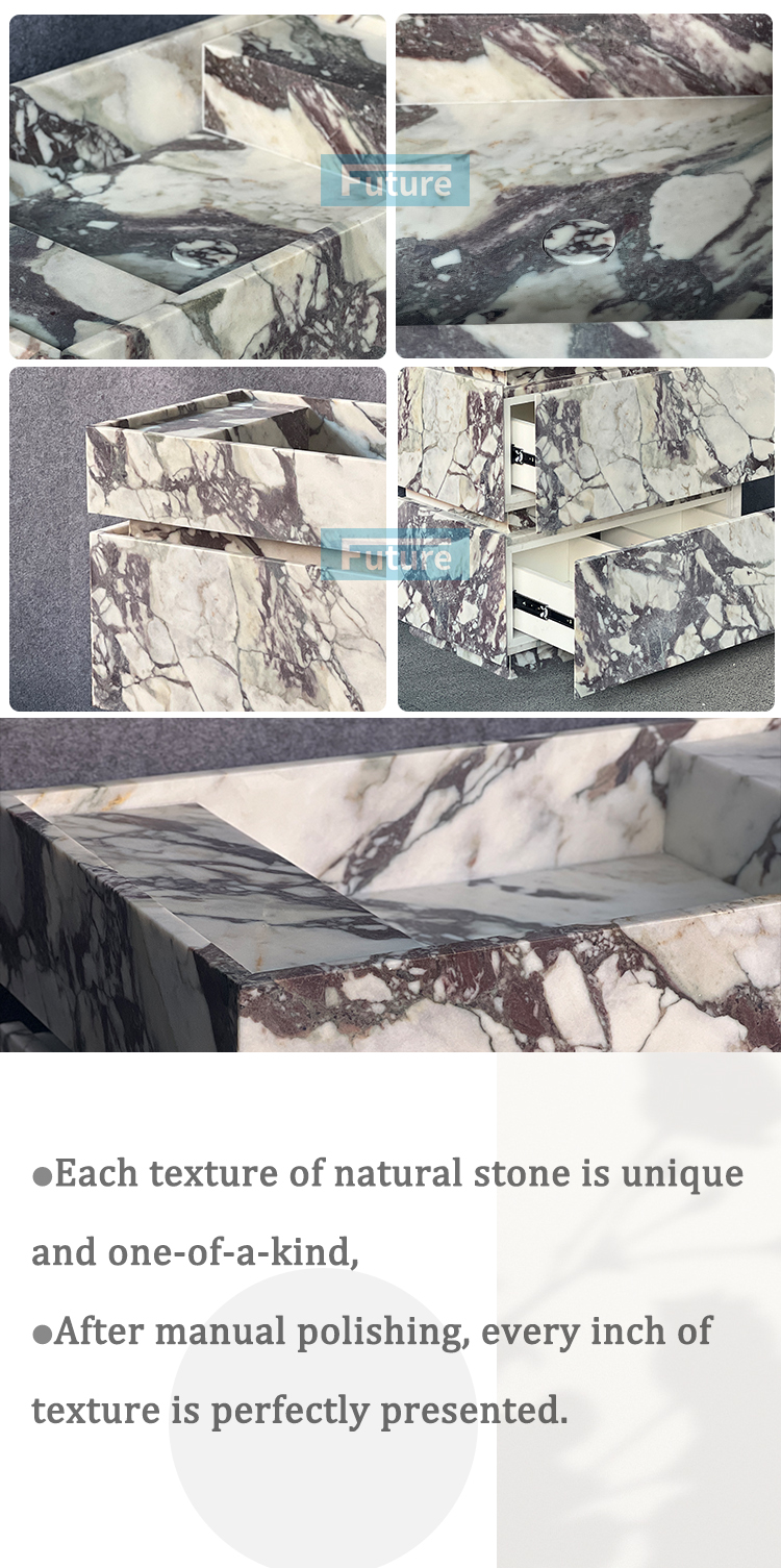 Calacatta Viola Marble Vanity