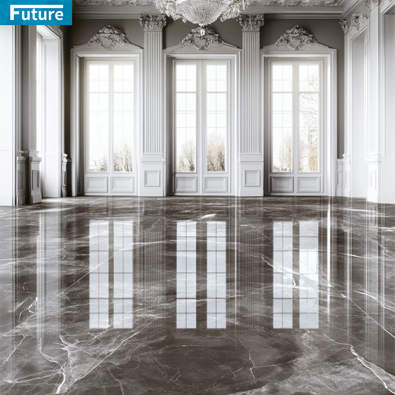 Luxury Style Customize Size Grey Marble Floor Tiles for Hote