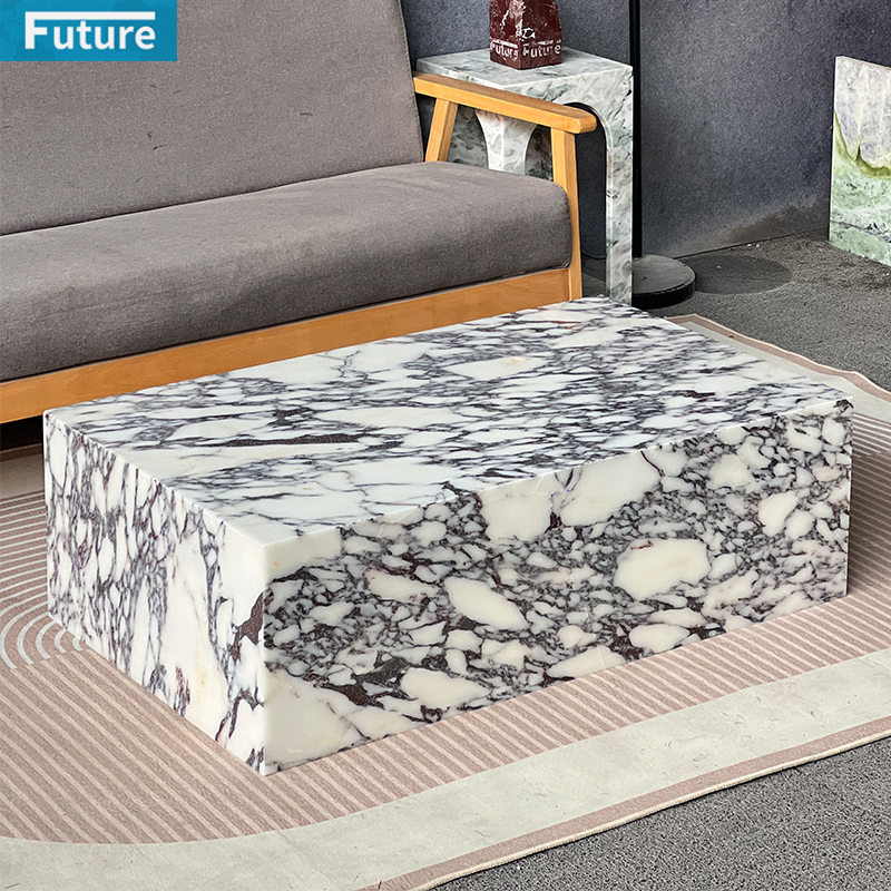 Calacatta Viola Marble Coffee Table