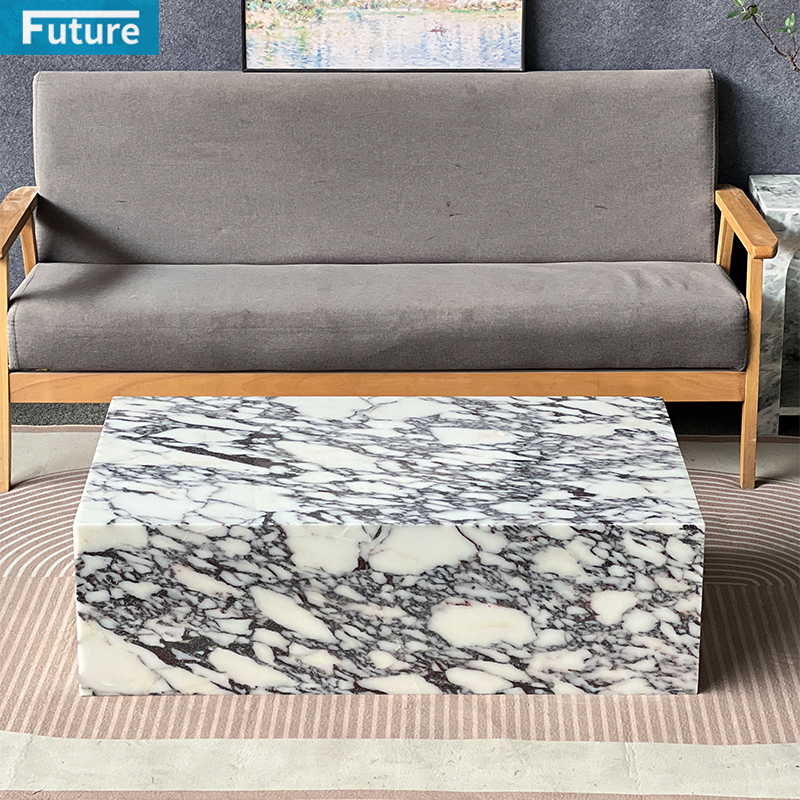 Calacatta Viola Marble Coffee Table