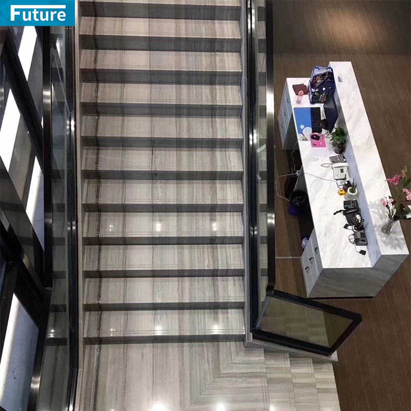 Waterproof Durable Marble Staircase TIles for Interior Villa