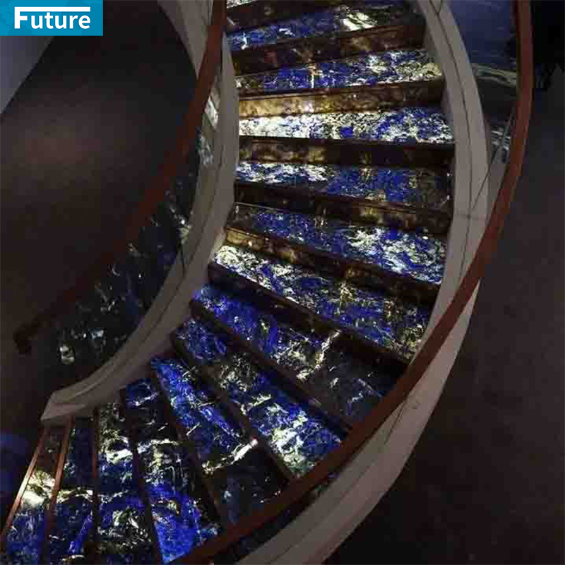 Sapphire Blue Marble Staircase Tile Buyer Guide