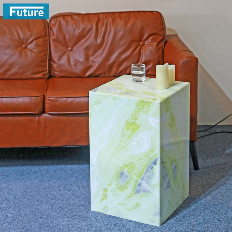 Fendi Green Marble Stone Side Table