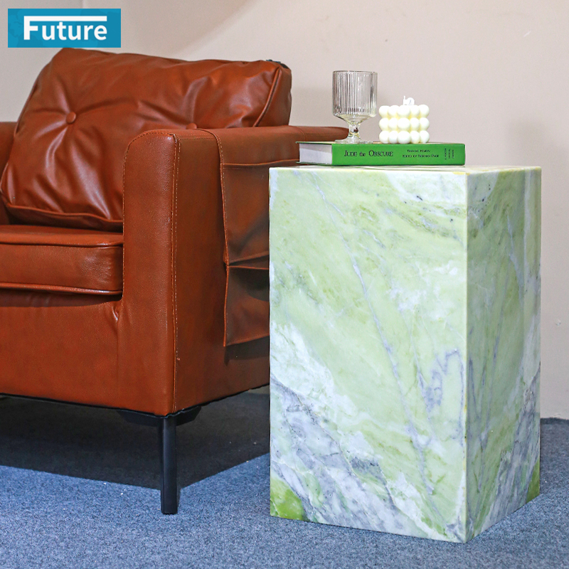 Fendi Green Marble Stone Side Table