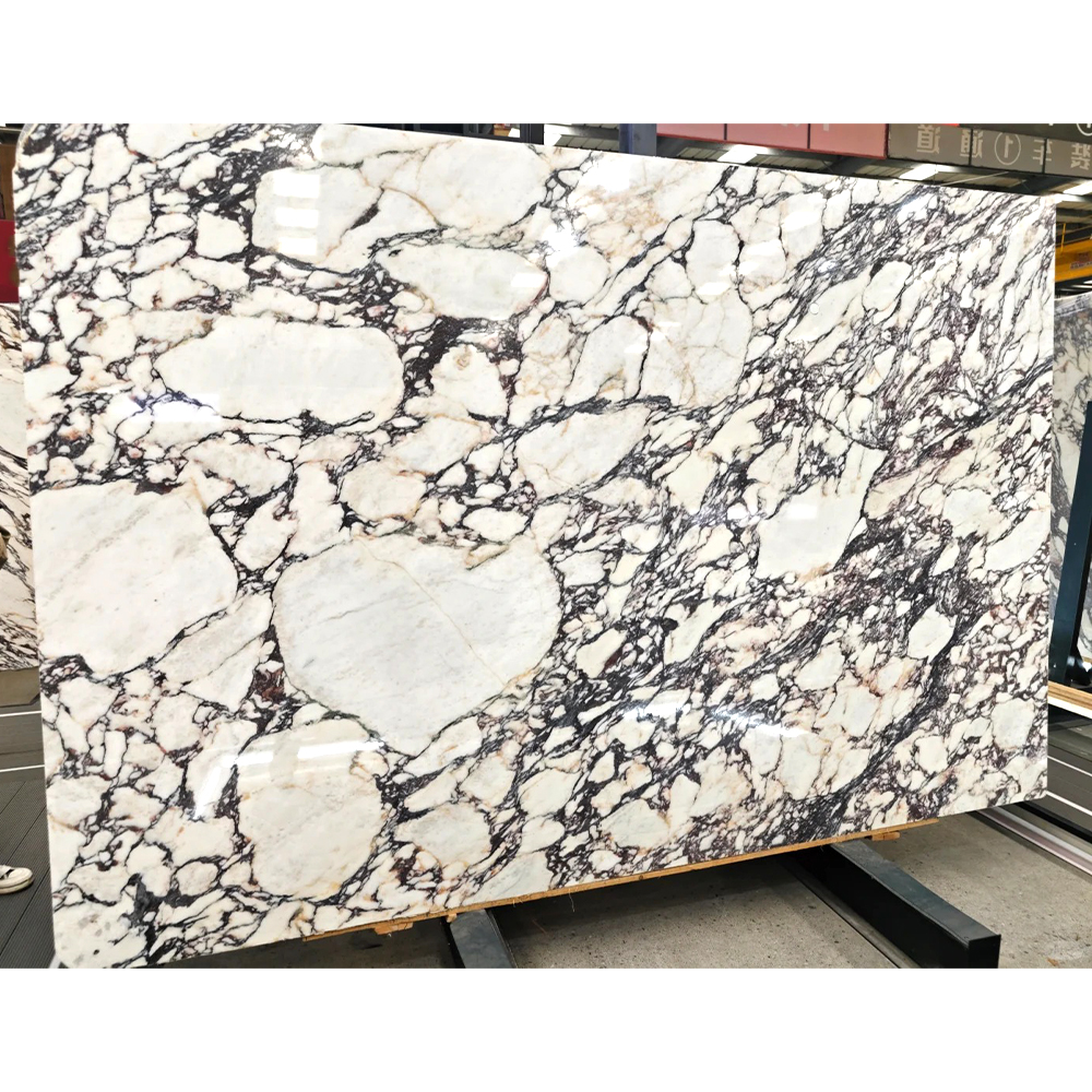 Luxury Calactta Viola Violet Marble Flor Staircase Kitchen I