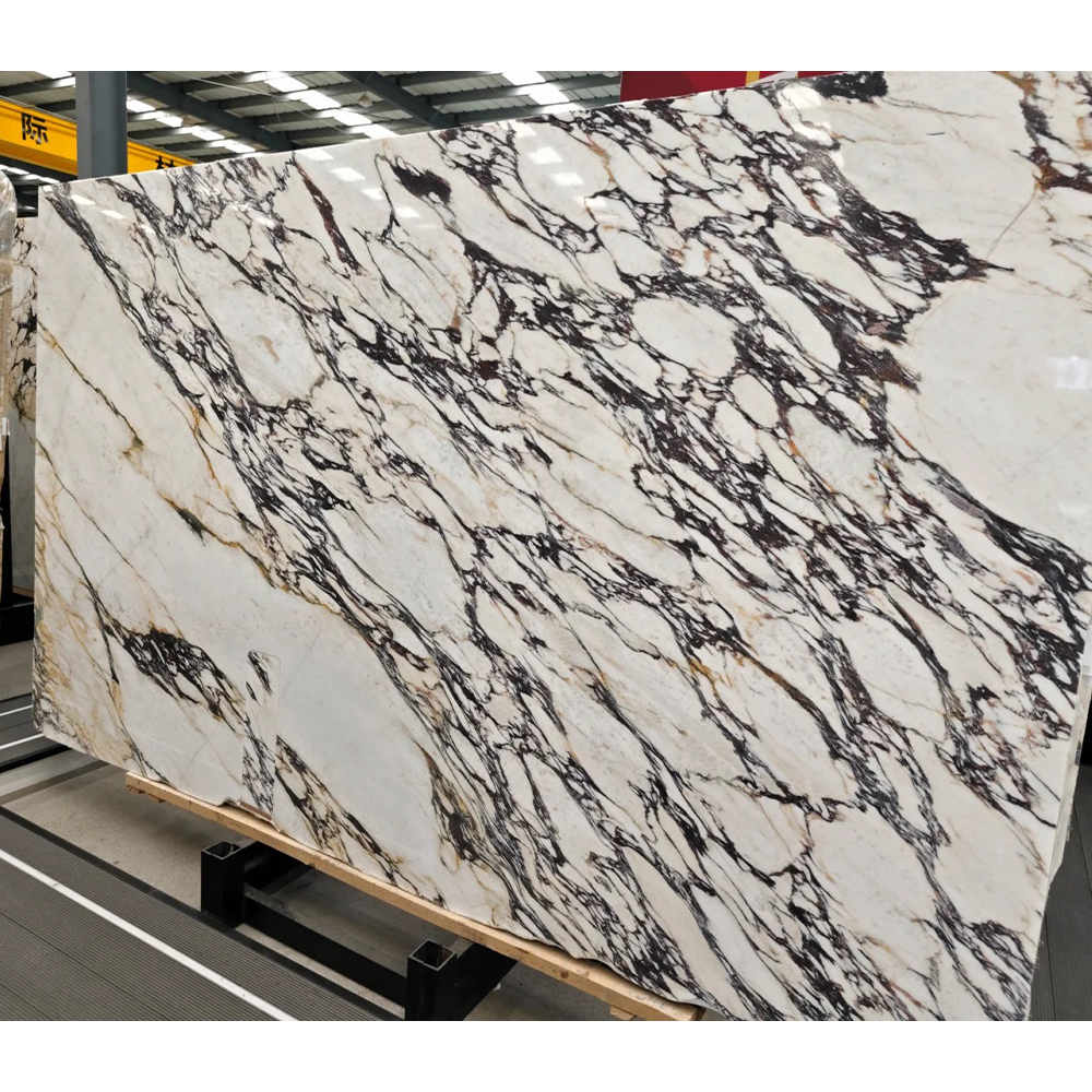 100 % Natural Luxury Calactta Viola Marble Flor 