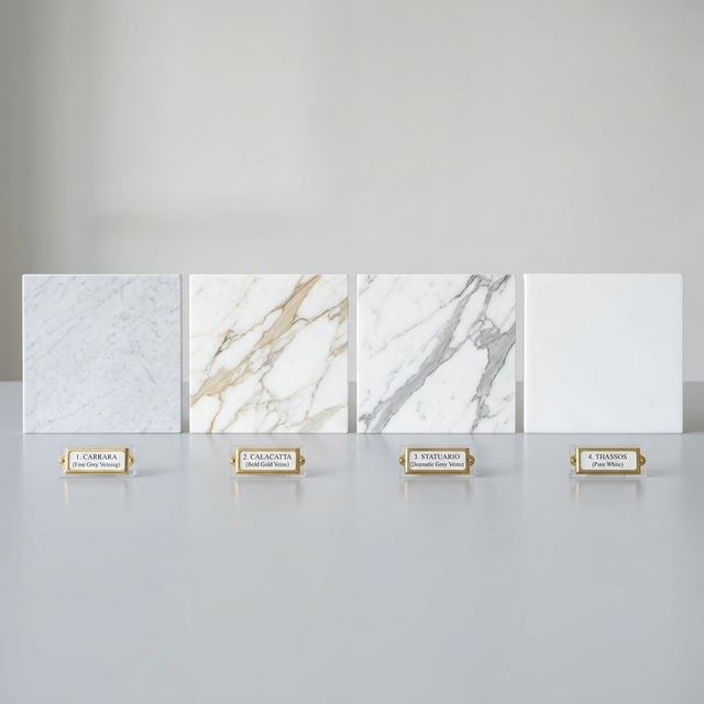 white-marble-four-varieties-comparison.png